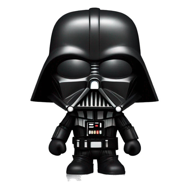 Gary keller STAR wars, alias dart vader, pop figure, with light sticker