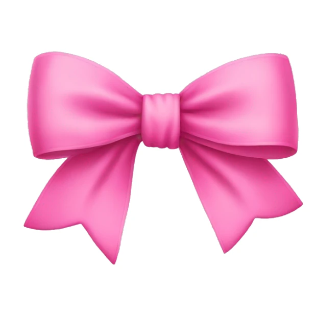 pink bow sticker