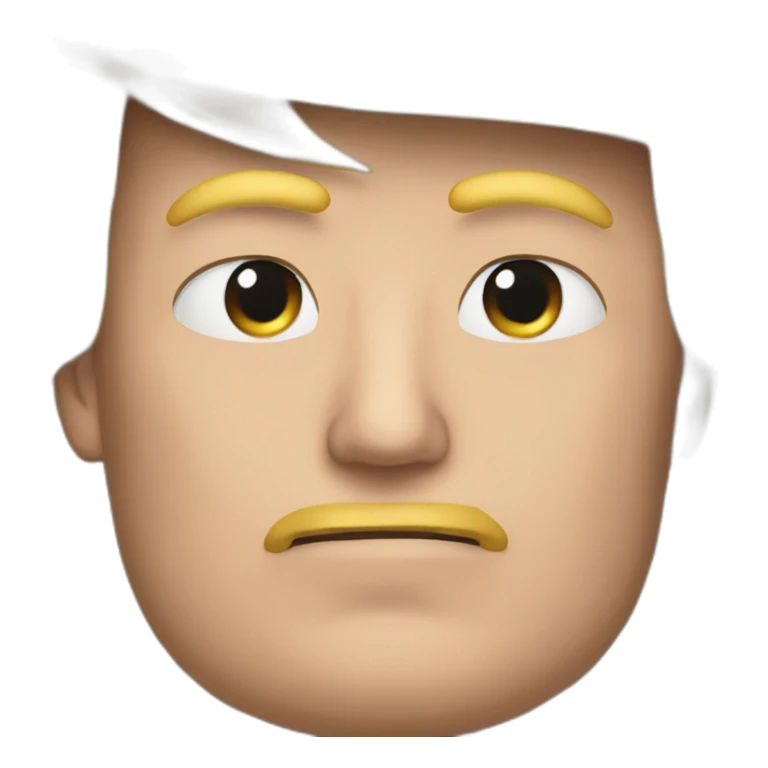 Donald Trump qui fait la bise sticker