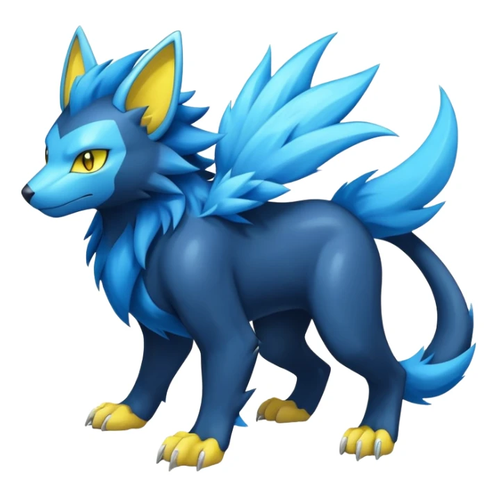 Luxray-Manectric-Pokémon-Fakémon-hybrid-creature sticker