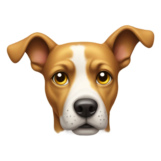 Dog with butter on his head sticker