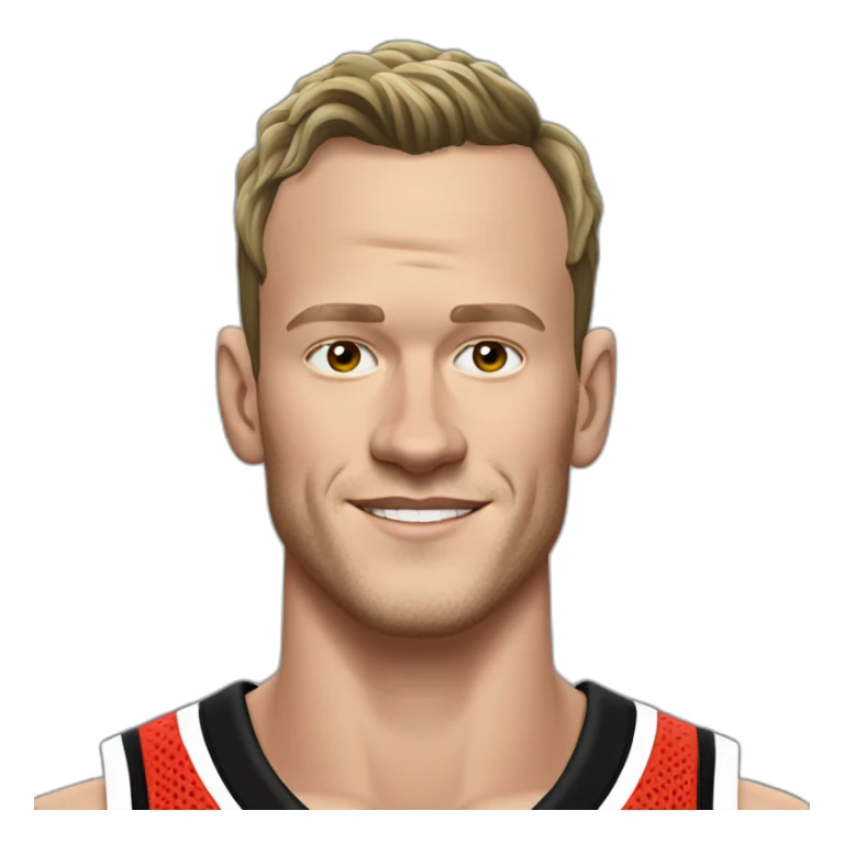 Jonathan Toews as a rainbow beach bum sticker