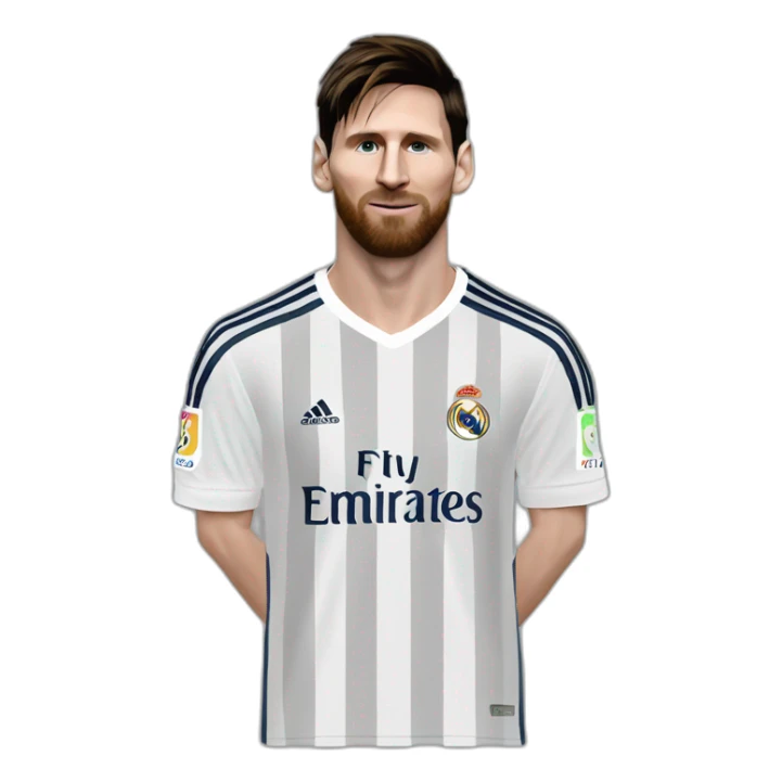 Lionel Andrés Messi Plays For Real Madrid sticker