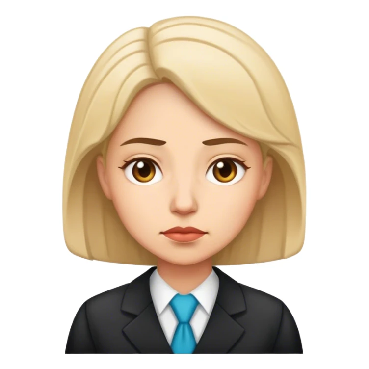 tired woman lawyer sticker