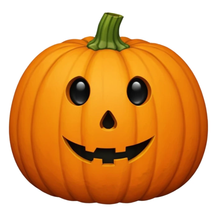 realistic pumpkin with a small black round hole in the side, the hole is oozing a thick white substance sticker