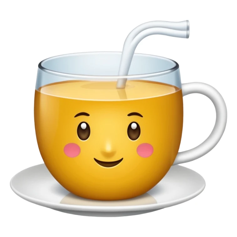 Bana çay içen melek emojisi yap sticker