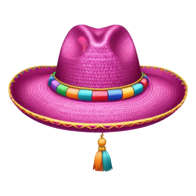sombrero de  egresados color rosa sticker