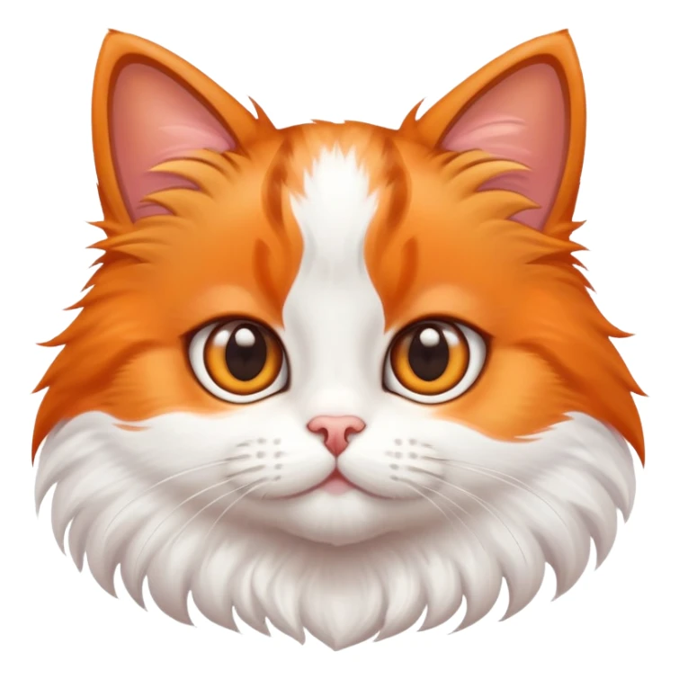 cute cat with big eyes sticker