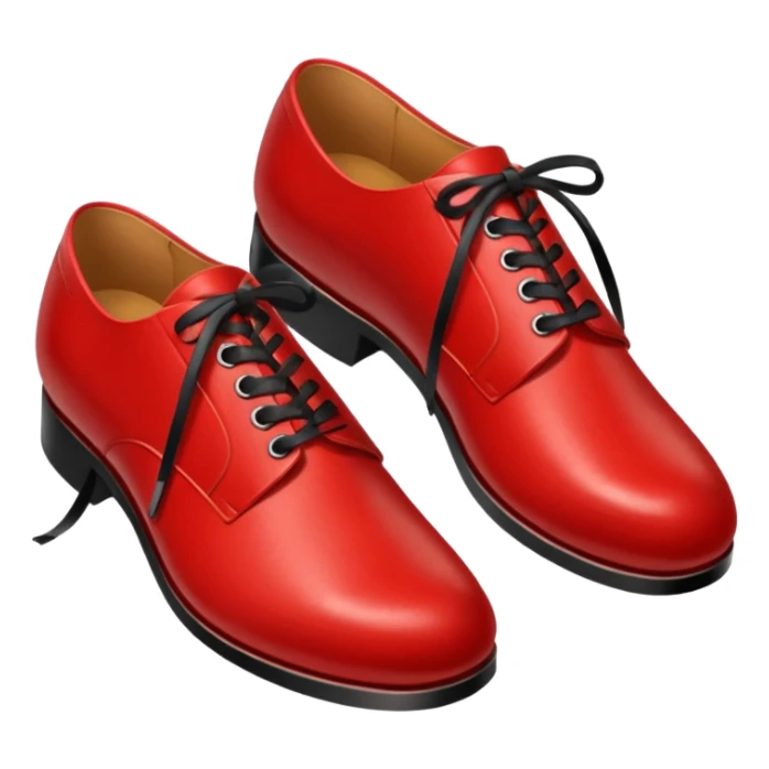 a pair of shoes: rojos sticker