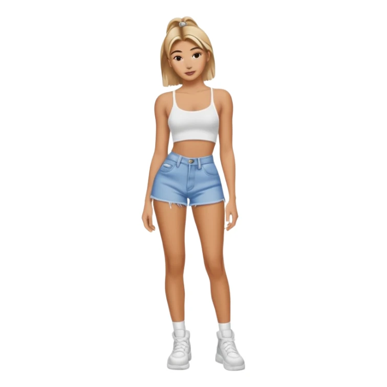 Hailey bieber en voyant tout le corps  sticker