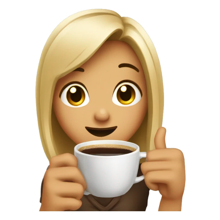 asking a friend to drink a cute coffee with me sticker