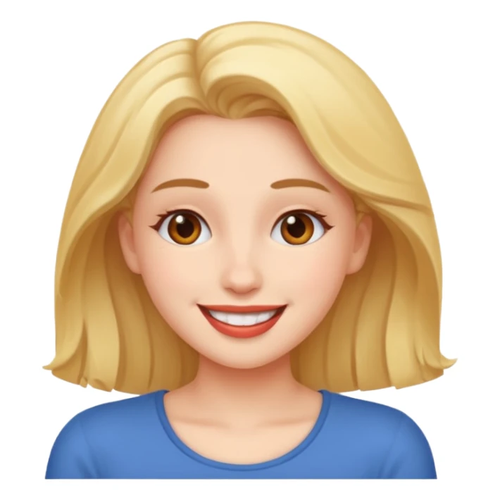 The woman looks like she's falling in love. sticker