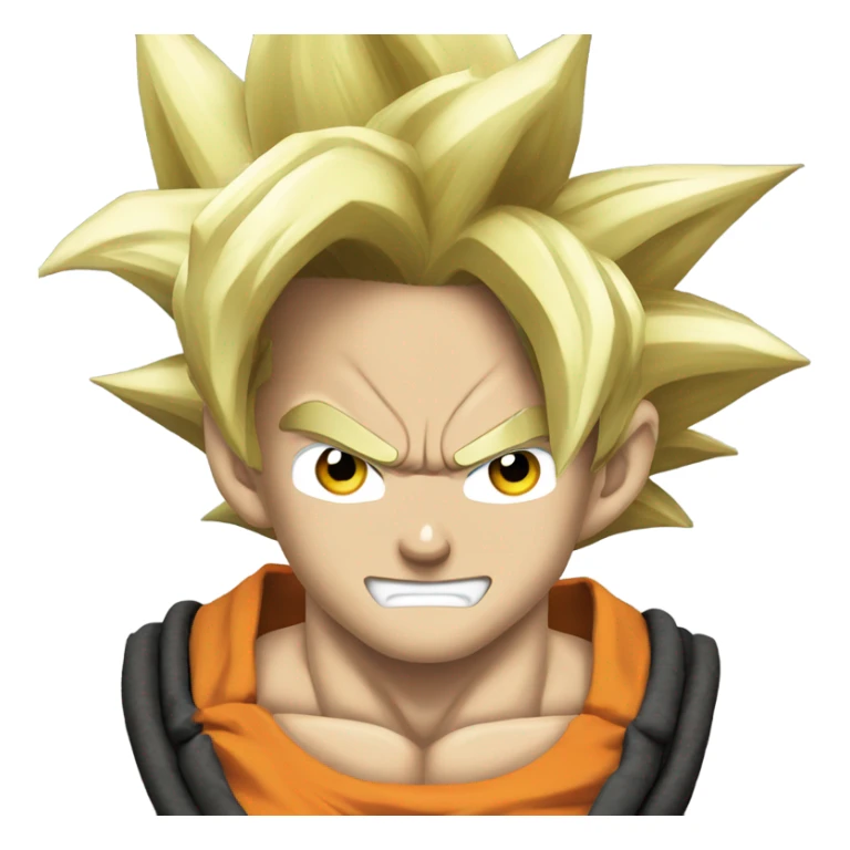 Goku in super sayin sticker