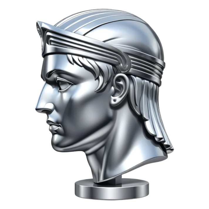 sorayama greek head statue  sticker