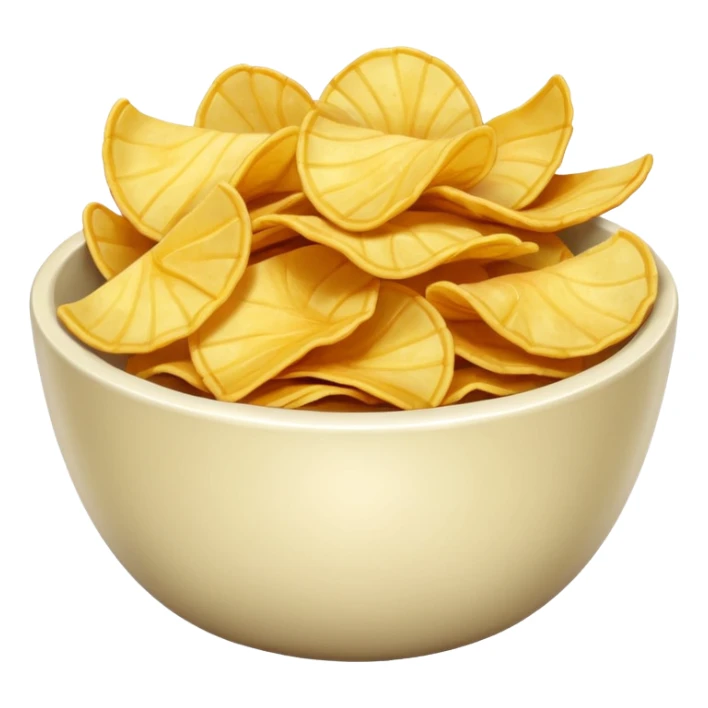Bowl of chips sticker