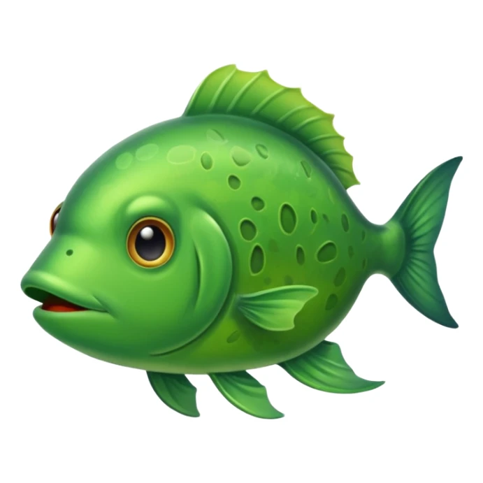 smelly fish green smell sticker