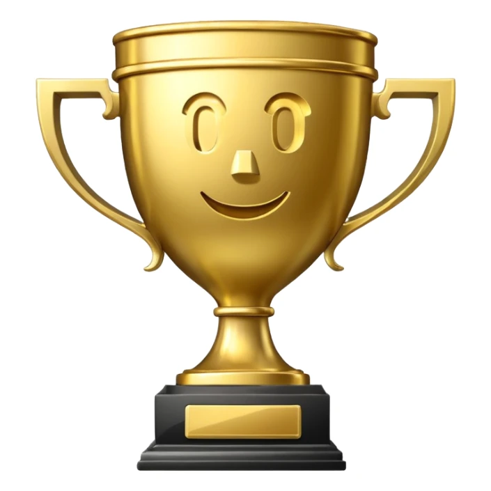 money trophy with 10B on it elite  sticker