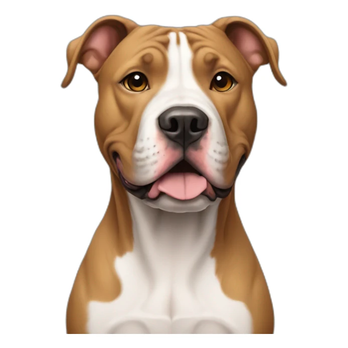 Dog-american-pit-bull-terrier-full-body sticker