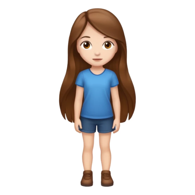 A full girl with full body sticker