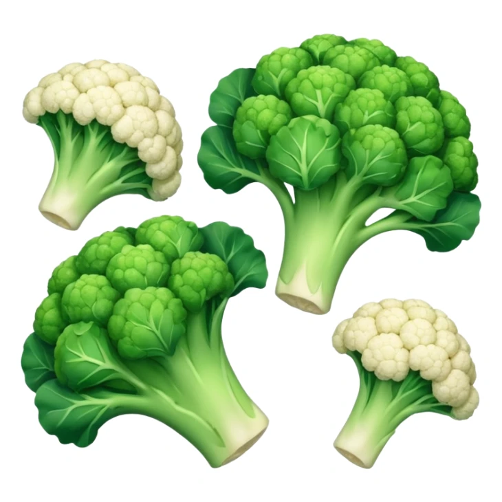 frozen broccoli and cauliflower sticker