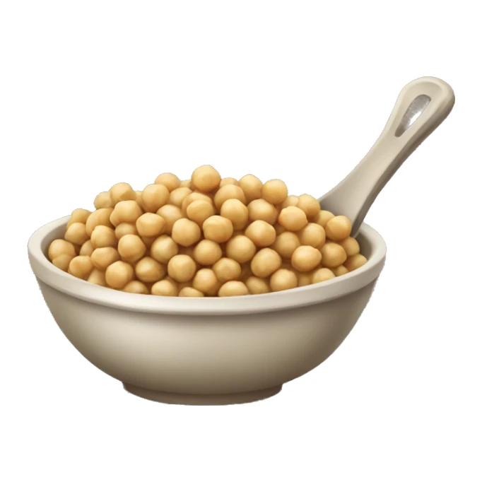 a bowl of chickpeas sticker