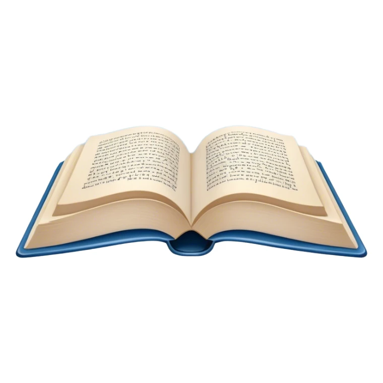 Icon for Poetry Reading: an open book with verses on the pages, from which fly pages transforming into a large flock of small white birds soaring into the blue sky. The icon should evoke the freedom and beauty of poetry. Transparent background. sticker