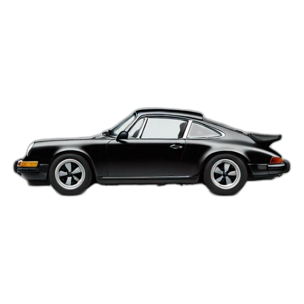 Porsche-911-carrera-vintage-black sticker
