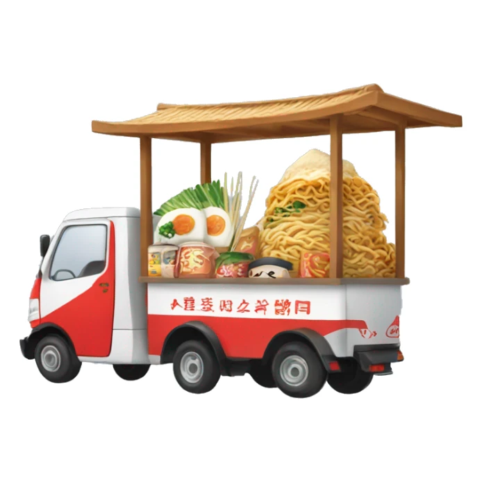 japanese food truk that selling ramen sticker