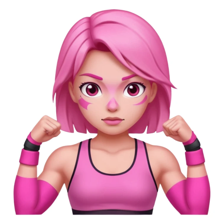 Pray girl pink and strong  sticker