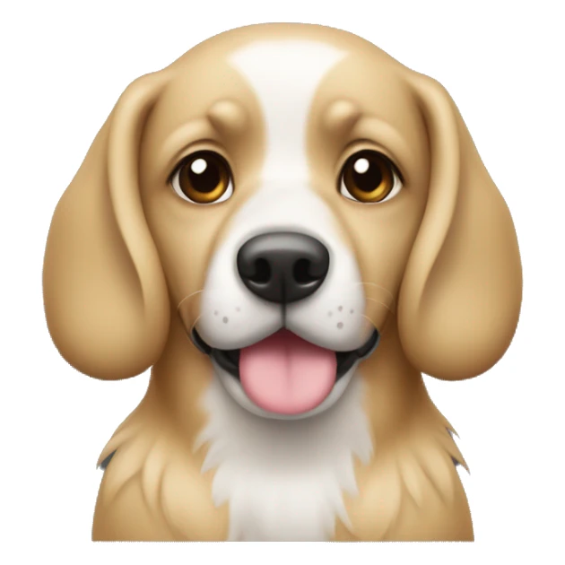 Cachorro con un toque de “girl” astheatic sticker