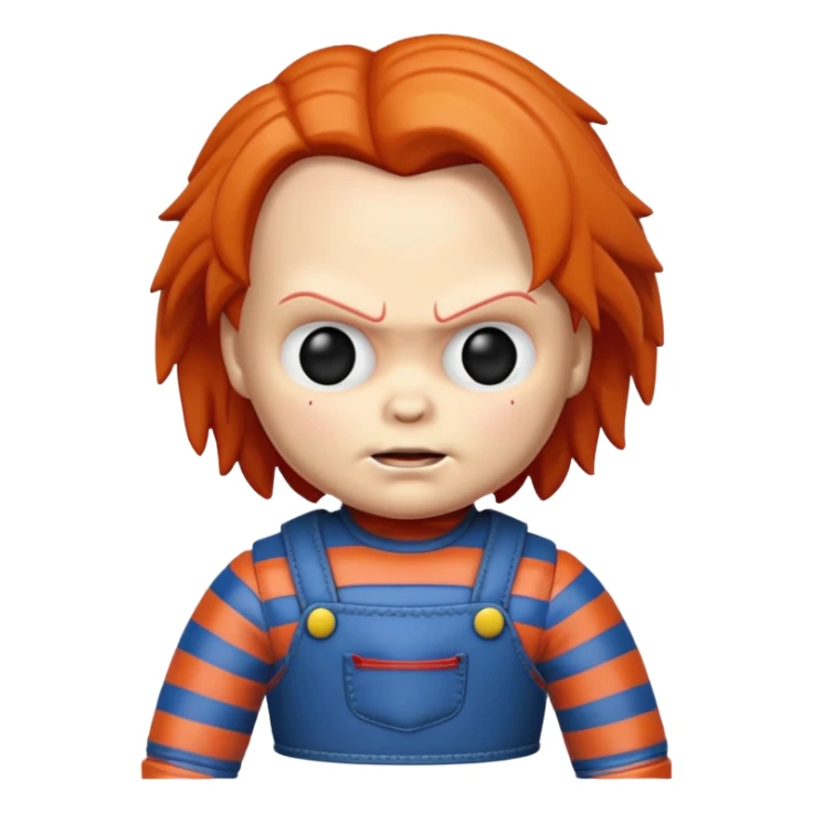 Un emojin de chuky sticker