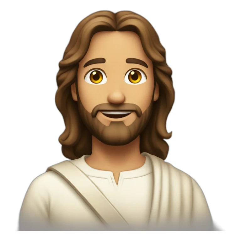 A Loving Jesus Who Sends Hearts of Love sticker