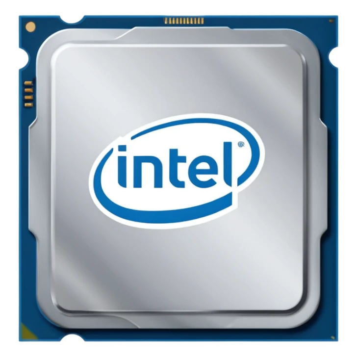 Intel processors emoji print 'GHz Computer 'on processor sticker