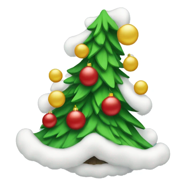 Christmas tree sticker