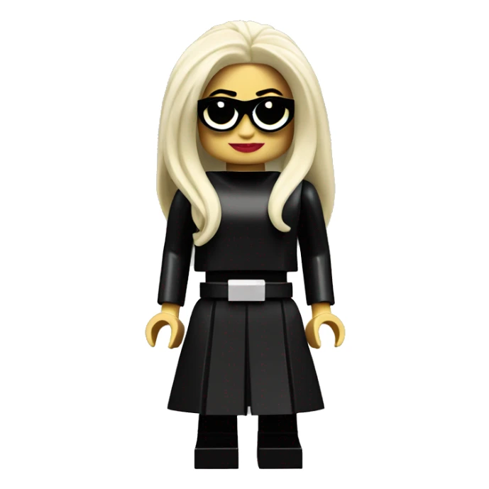 LADY GAGA lego full body sticker