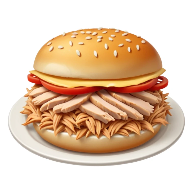 shredded chicken sticker