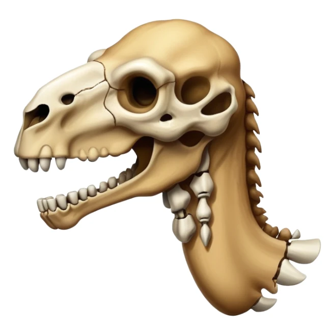 create a emoji of a camel but its head is a skull emoji sticker