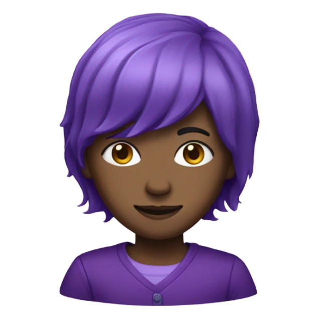 Purple person  sticker