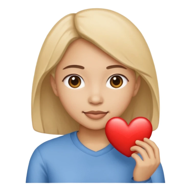 The streamer in twitch Tona_55 doing heart sticker