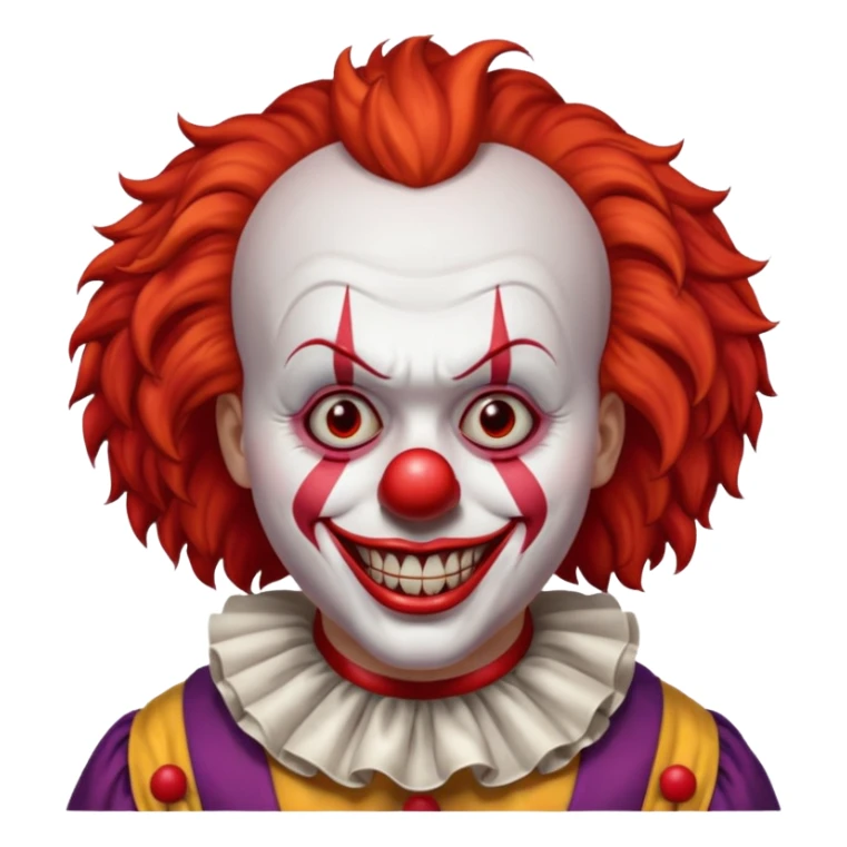 The clown from the movie IT sticker
