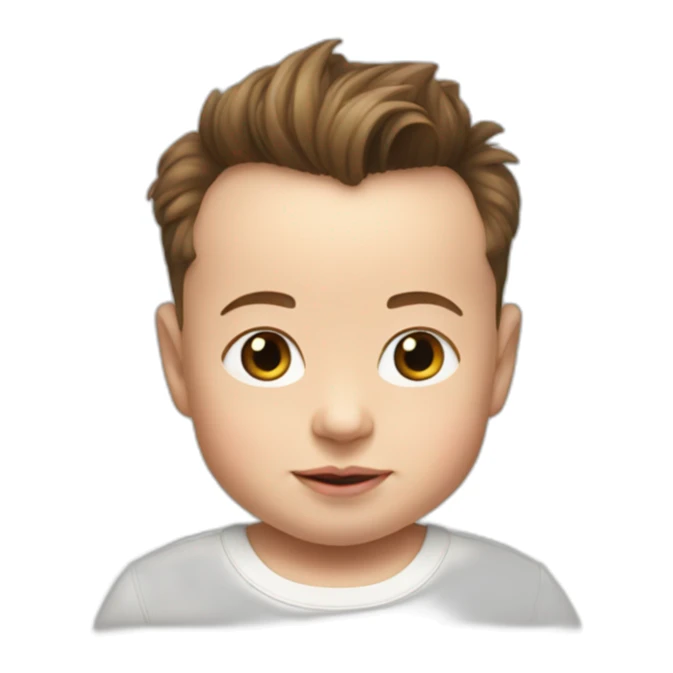baby elon musk sticker