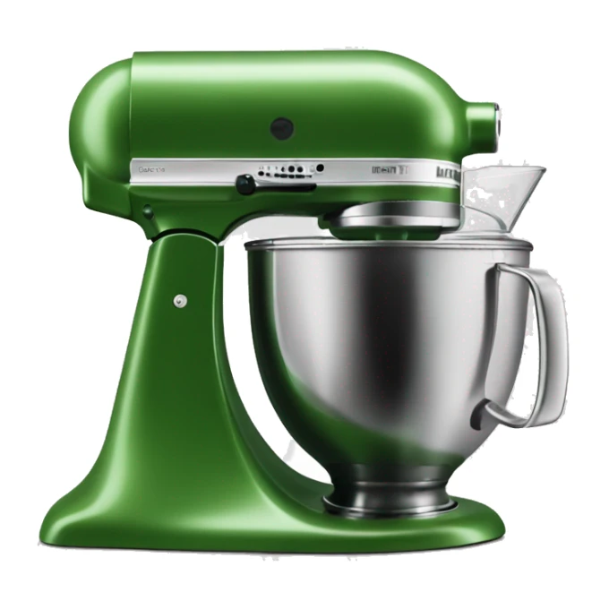 Realistic fern green kitchenaid mixer  sticker