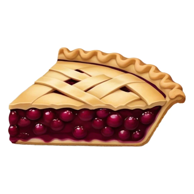 pie burgundy sticker