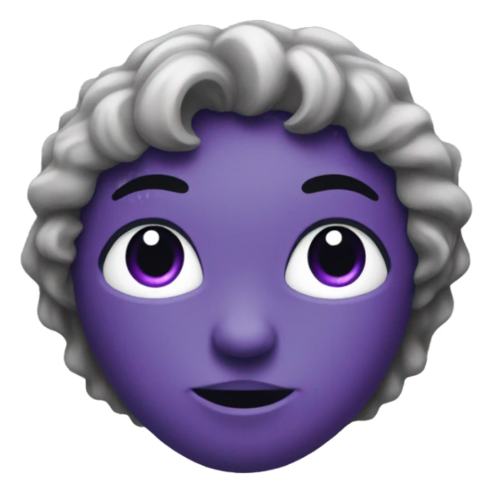 Dark Purple Heart emoji sticker