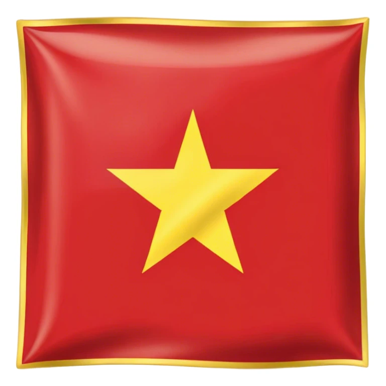square flag of vietnam sticker