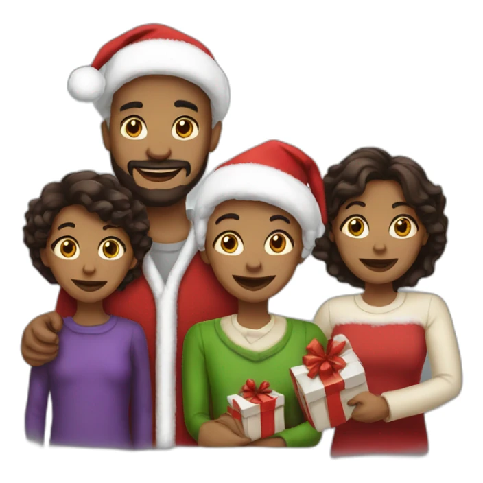 Family christmas  sticker