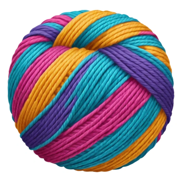 ball of yarn sticker