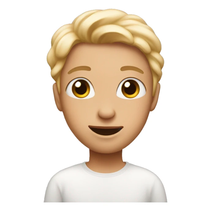 emoji with light pink heart shaped eyes  sticker