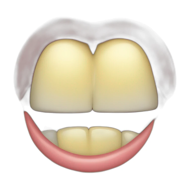 Dent qui sorte de la bouche sticker