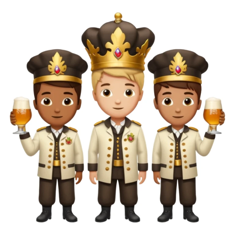 les rois du houblon? ILS SONT 3 GAR9ONS sticker